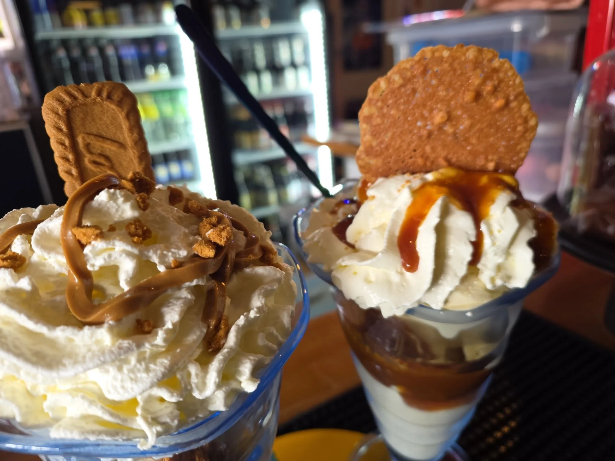 Coupe de glace aux spéculoos